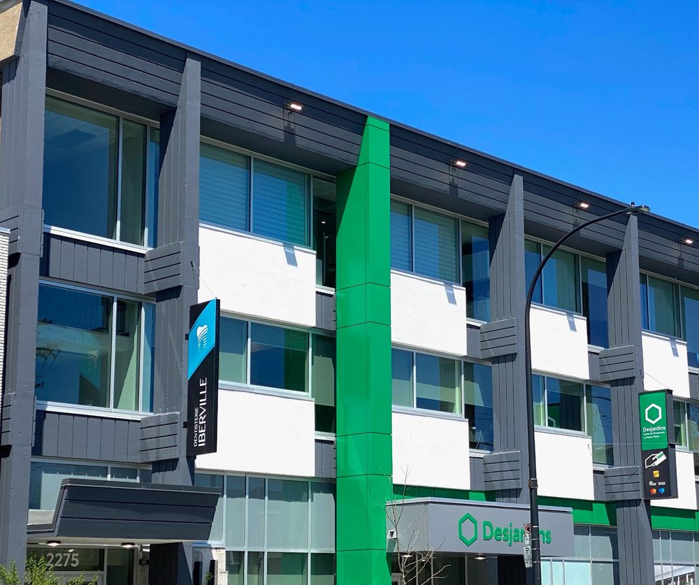 Façade de la clinique Dentisterie Iberville, 2275 Jean-Talon Est, Montréal